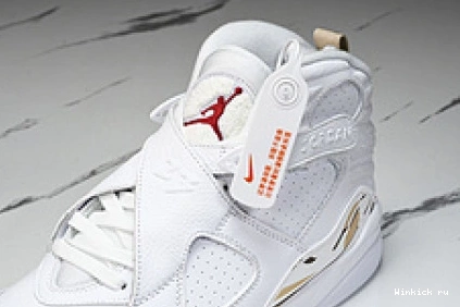 White 8 Retro Jordan OVO 1213